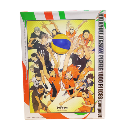 Haikyuu!! 1000-Piece Compact Jigsaw Puzzle "Opening Match!!" — Official Japanese Product